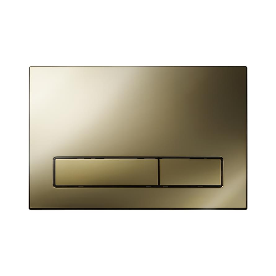 KKPOL Смывные Клавиши Plastic Смывная клавиша M16 золото глянцевый 