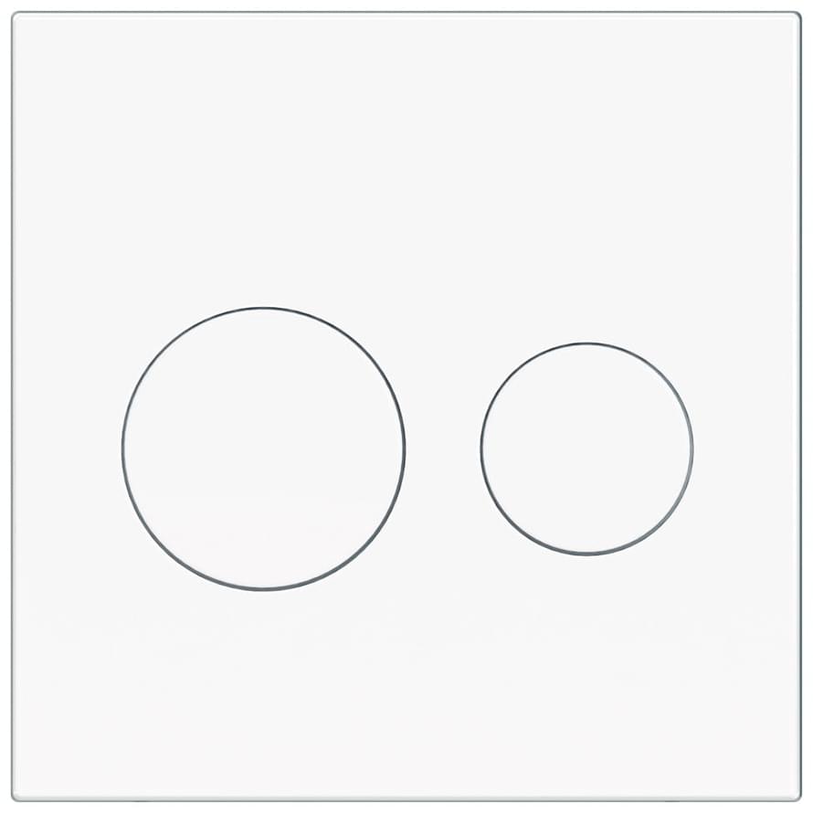 KKPOL Смывные Клавиши Plastic Смывная клавиша P01 для инсталляции UNI белый SPP/174/0/K 