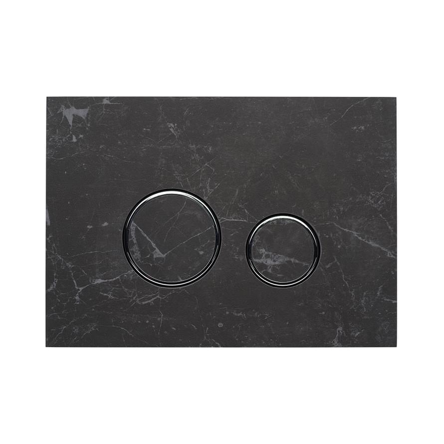 KKPOL Смывные Клавиши Quartz Смывная клавиша Lapis Grande V1 ORBIS QUARTZ Nero Greco 