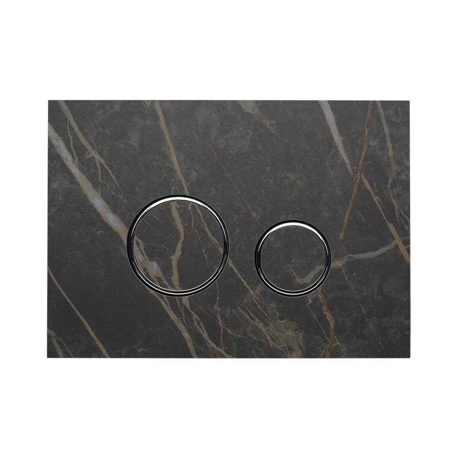 KKPOL Смывные Клавиши Quartz Смывная клавиша Lapis Grande V1 ORBIS QUARTZ Noir Desire 