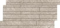 Плитка Keope Aran Walnut Mosaico Multispessore R10 30x60 см, поверхность матовая
