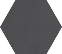 Плитка Keope Elements Design Black Esagona 25x21.6 см, поверхность матовая