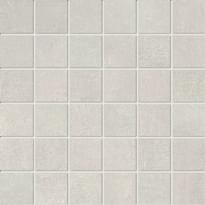 Плитка Keope Noord White Mosaico 30x30 см, поверхность матовая, рельефная