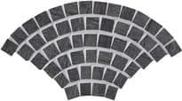 Плитка Keope Percorsi Quartz Black Coda Di Pavone 57x104 см, поверхность матовая, рельефная