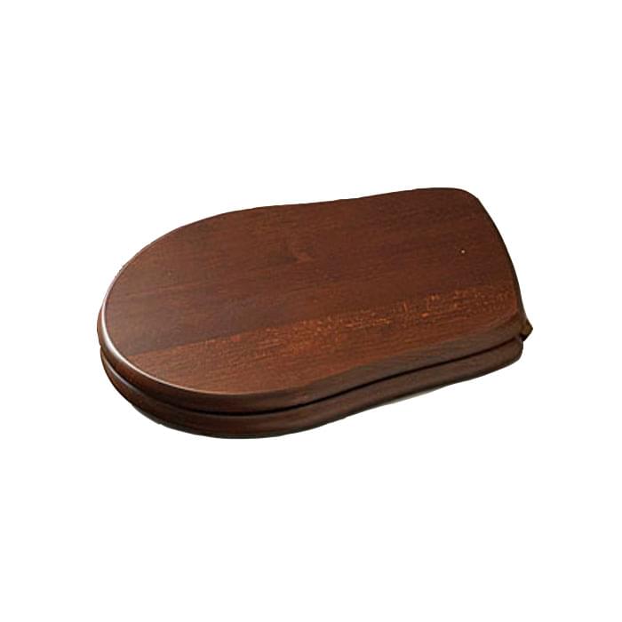 Плитка Kerasan Retro Retro Сиденье для унитаза микролифт дерево бронза  поверхность матовая