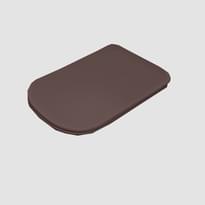 Плитка Kerasan Tribeca Tribeca Сиденье Slim для унитаза c микролифтом бордовый матовый поверхность матовая