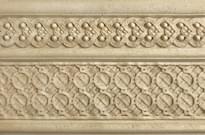 Плитка Kerasol Travertino Antico Sand Zocalo 16.5x25 см, поверхность матовая, рельефная