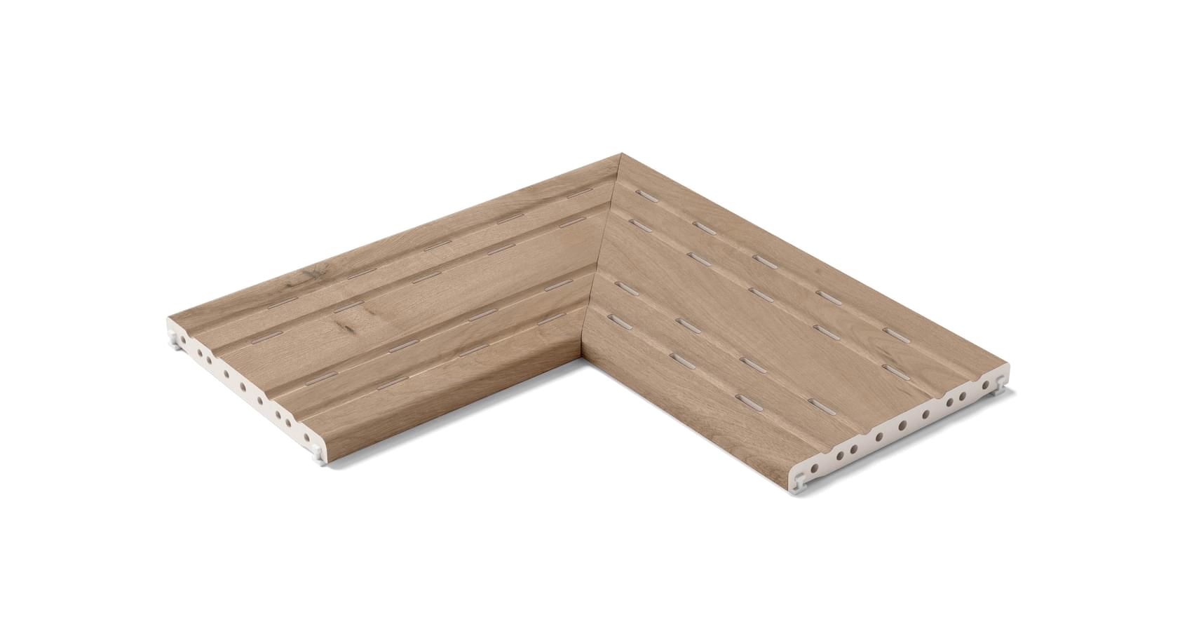 Плитка Kerastep Amazonia Canela 1216 R11 Решетка Угол Из 2Х Частей 25x50 см, поверхность матовая