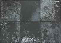 Плитка Kerastep Beach Black Gloss 15x15 см, поверхность глянец