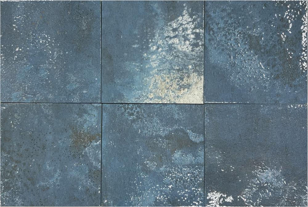 Плитка Kerastep Beach Blue Gloss 15x15 см, поверхность глянец
