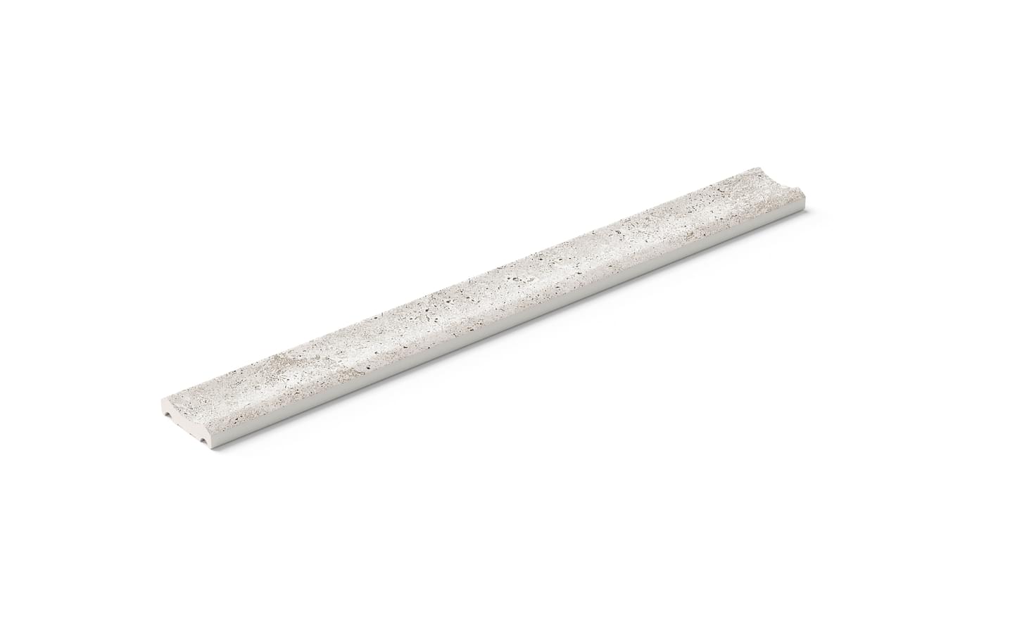 Плитка Kerastep Crosscut Cloud 1026 R11 Плинтус Радиальный Внутр 5.5x50 см, поверхность матовая