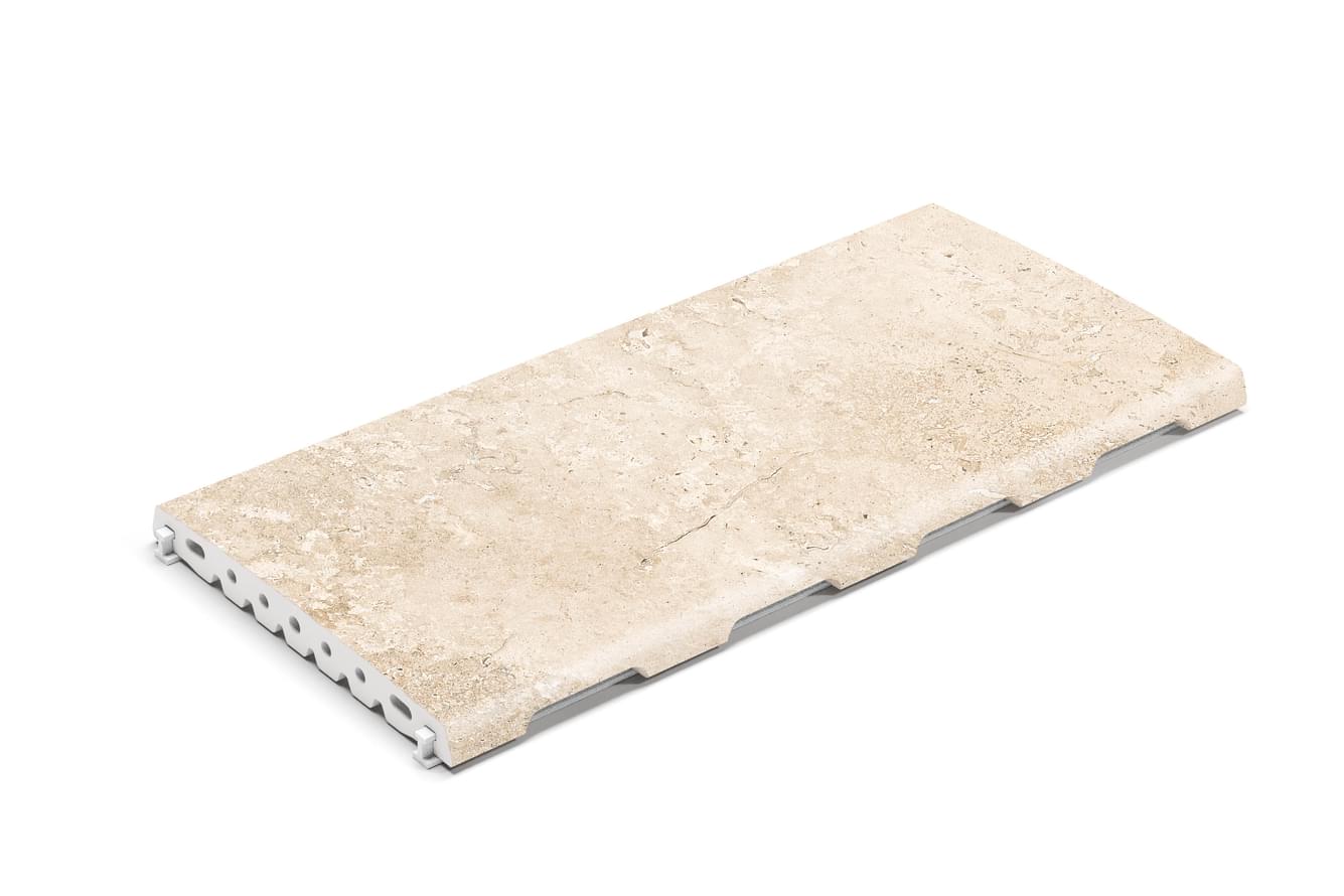 Плитка Kerastep Crosscut Petra 1016 R11 Решетка Керамическая Invisible 25x50 см, поверхность матовая