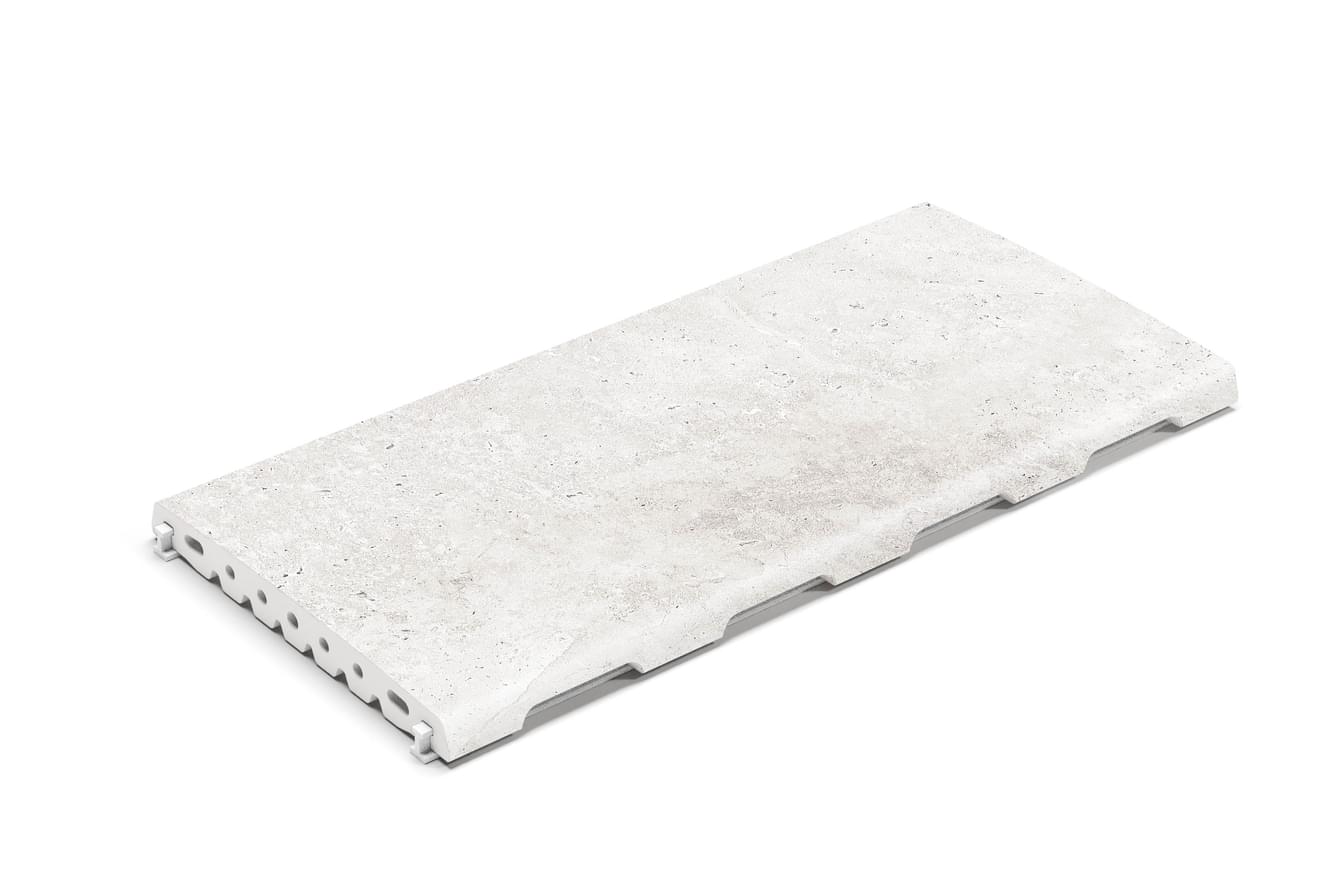 Плитка Kerastep Crosscut Puro 1006 R11 Решетка Керамическая Invisible 25x50 см, поверхность матовая