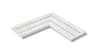 Плитка Kerastep Crosscut Puro 1006 R11 Решетка Угол Из 2Х Частей 20x50 см, поверхность матовая