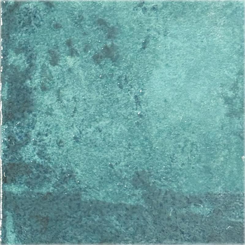 Плитка Kerastep Odin Turquoise 10x10 см, поверхность микс