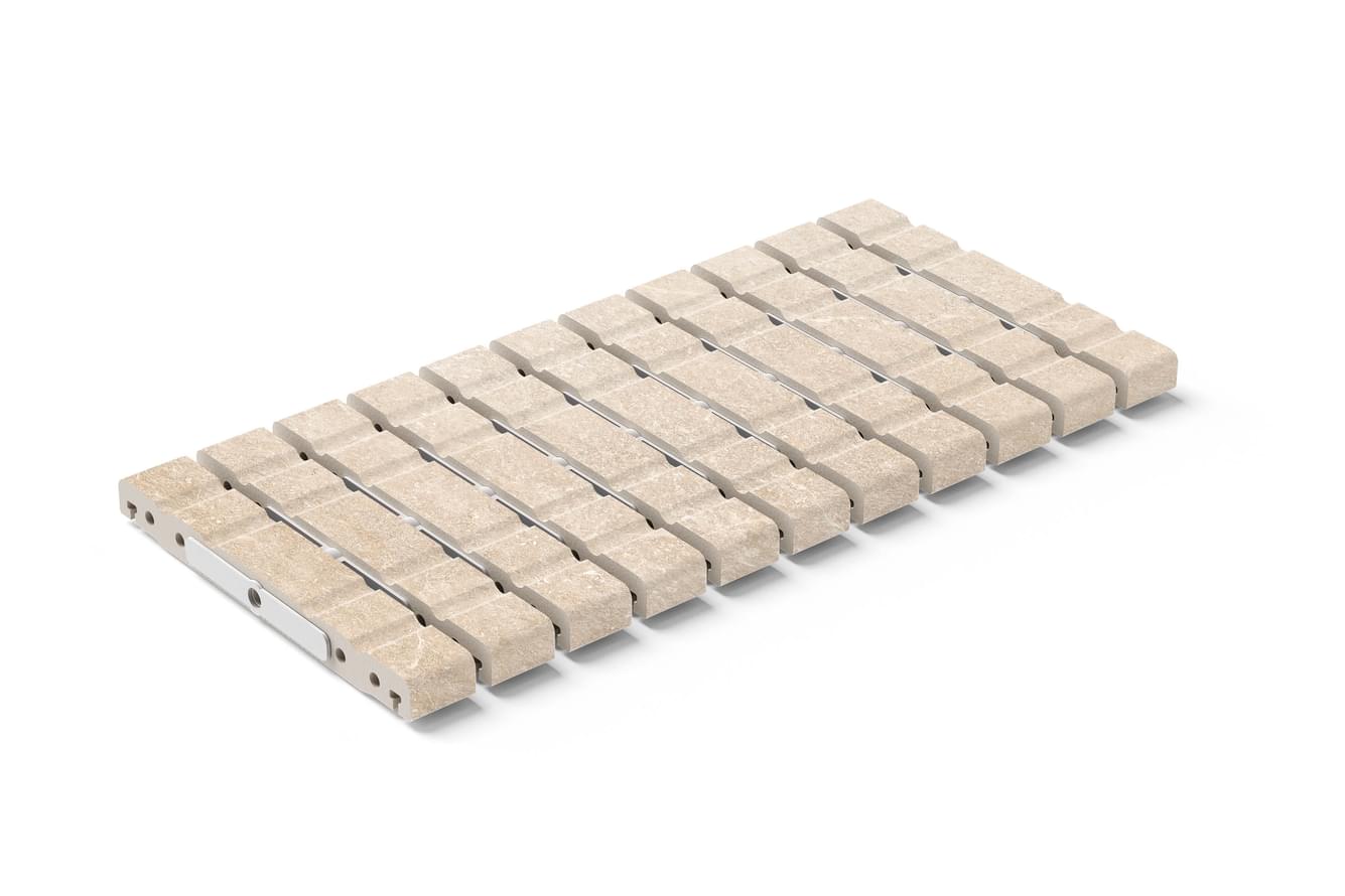 Плитка Kerastep Savoy Desert 1126 R11 Решетка Керамическая Flex 25x50 см, поверхность матовая