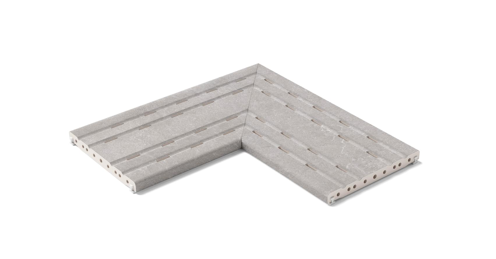 Плитка Kerastep Savoy Land 1136 R11 Решетка Угол Из 2Х Частей 25x50 см, поверхность матовая