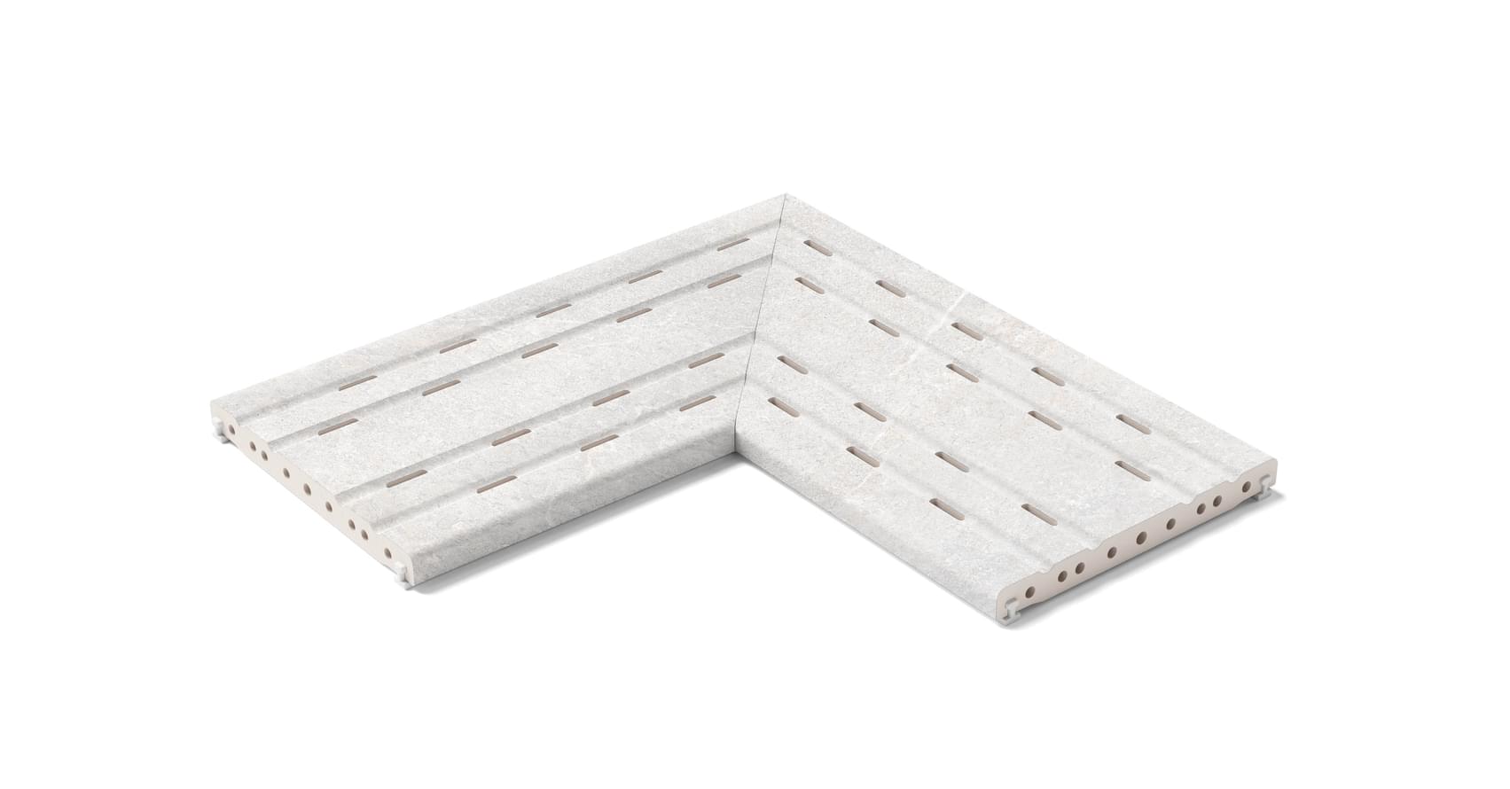 Плитка Kerastep Savoy Moon 1116 R11 Решетка Угол Из 2Х Частей 25x50 см, поверхность матовая