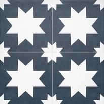 Плитка Kerlife Hydraulic Star Navy Pre 45x45 см, поверхность матовая