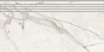 Плитка Kerranova Marble Trend Carrara LR 29.4x60 см, поверхность полированная