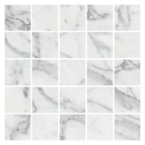 Плитка Kerranova Marble Trend Carrara Lr M14 30.7x30.7 см, поверхность полированная