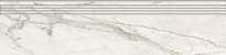 Плитка Kerranova Marble Trend Carrara Steep 29.4x120 см, поверхность матовая