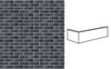 Плитка King Klinker Dream House Угловая Плитка Black Pearl 32 11.5x24 см, поверхность матовая