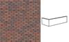 Плитка King Klinker Old Castle Угловая Плитка Heart Brick Hf30 11.5x24 см, поверхность матовая, рельефная