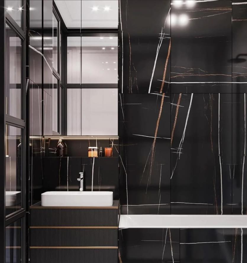 керамогранит фабрики Kutahya коллекция Kristal Nox