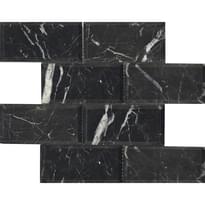 Плитка LAntic Colonial Athena Mosaics Negro Marquina Pulido 30.2x30.7 см, поверхность полированная