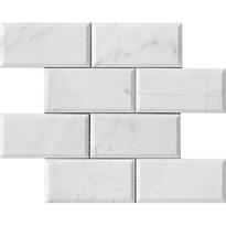 Плитка LAntic Colonial Athena Mosaics Persian White Classico 30.2x30.7 см, поверхность матовая, рельефная