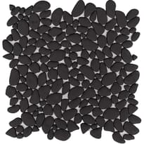 Плитка LAntic Colonial Boulder Mosaics Black 30.5x30.5 см, поверхность матовая, рельефная