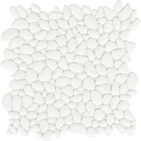 Плитка LAntic Colonial Boulder Mosaics White 30.5x30.5 см, поверхность матовая, рельефная