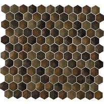 Плитка LAntic Colonial Colors Mosaics Aluminium Chocolate 28.5x30.5 см, поверхность матовая, рельефная