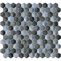 Плитка LAntic Colonial Colors Mosaics Aluminium Jean 28.5x30.5 см, поверхность матовая, рельефная