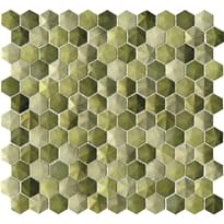 Плитка LAntic Colonial Colors Mosaics Aluminium Olive 28.5x30.5 см, поверхность матовая, рельефная