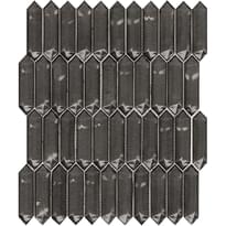 Плитка LAntic Colonial Crystal Mosaics Black 29.5x34.5 см, поверхность глянец, рельефная