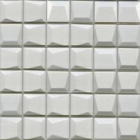 Плитка LAntic Colonial Effect Mosaics Square White 30x30 см, поверхность микс, рельефная