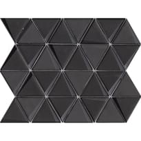 Плитка LAntic Colonial Effect Mosaics Triangle Black 31x26 см, поверхность микс, рельефная