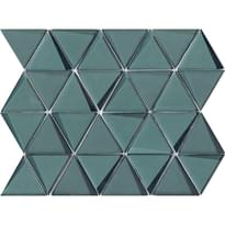 Плитка LAntic Colonial Effect Mosaics Triangle Emerald 31x26 см, поверхность микс