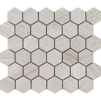 Плитка LAntic Colonial Essential Mosaics Hexagon Silver Wood 25.8x29.8 см, поверхность матовая