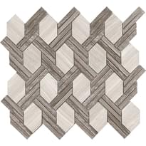 Плитка LAntic Colonial Essential Mosaics Net Silver Wood 29.6x32.7 см, поверхность матовая