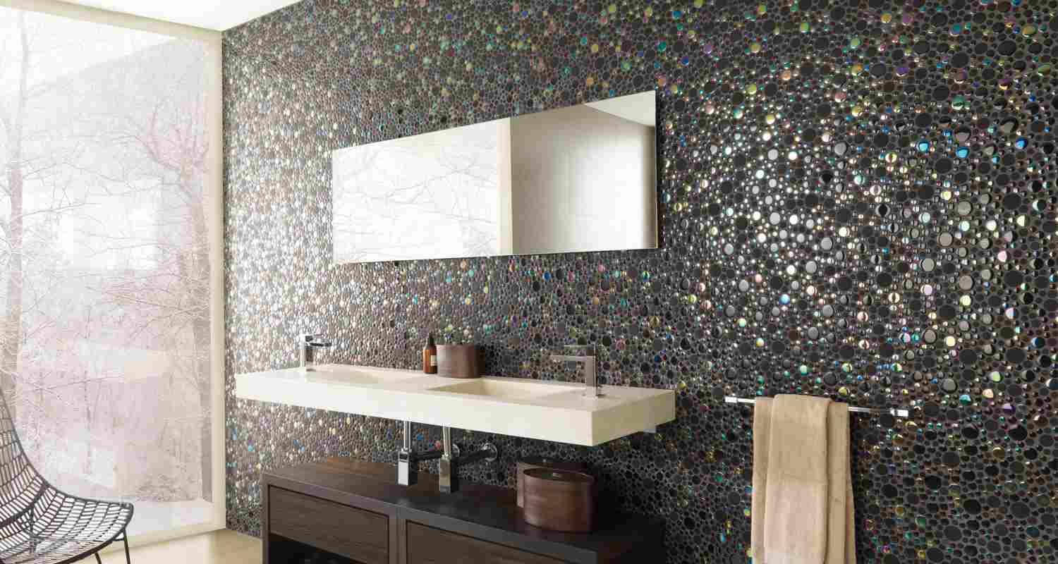 стекло фабрики LAntic Colonial коллекция Glacier Mosaics