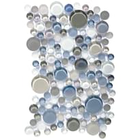 Плитка LAntic Colonial Glacier Mosaics Moon Metallic Сremas 19x29 см, поверхность микс