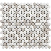 Плитка LAntic Colonial Glaze Mosaics Dots Beiges Matt 31.5x29 см, поверхность матовая