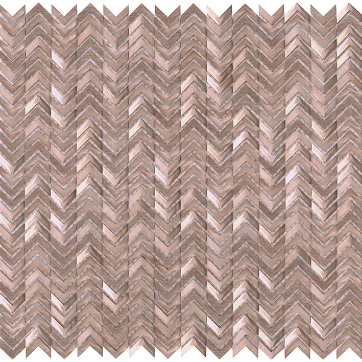 LAntic Colonial Gravity Mosaics Aluminium Arrow Rose Gold 29.8x30