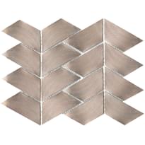 Плитка LAntic Colonial Gravity Mosaics Aluminium Trace Rose Gold 22.1x28.1 см, поверхность глянец