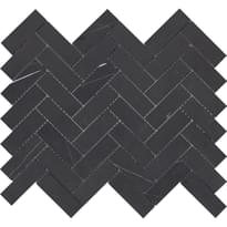 Плитка LAntic Colonial Lines Mosaics Lines Cambric Negro Marquina Classico 26.5x32.5 см, поверхность матовая