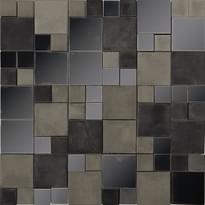 Плитка LAntic Colonial Metal Mosaics Acero Anthracite Mini 3D Cubes 30.5x30.5 см, поверхность микс, рельефная
