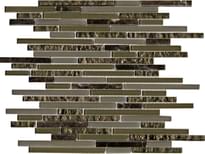 Плитка LAntic Colonial Mosaics Eternity Mini Strip Emperador 29.8x30.5 см, поверхность полированная